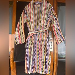 Turkish heavy organic cotton bathrobe multi color new without tags - from Etsy